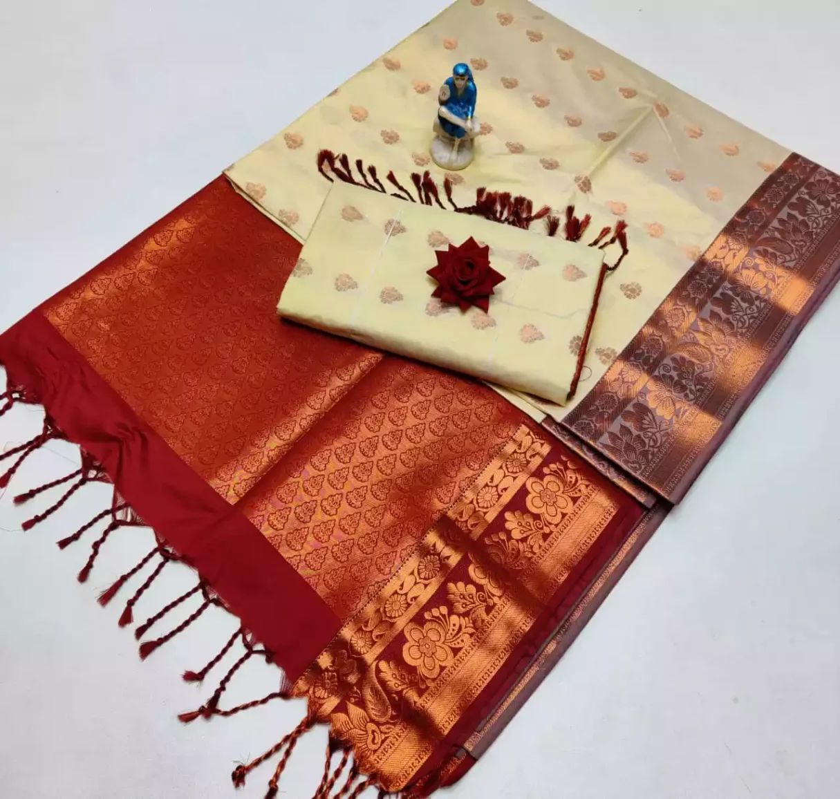 KANCHIPURAM  SOFT SILK SAREE