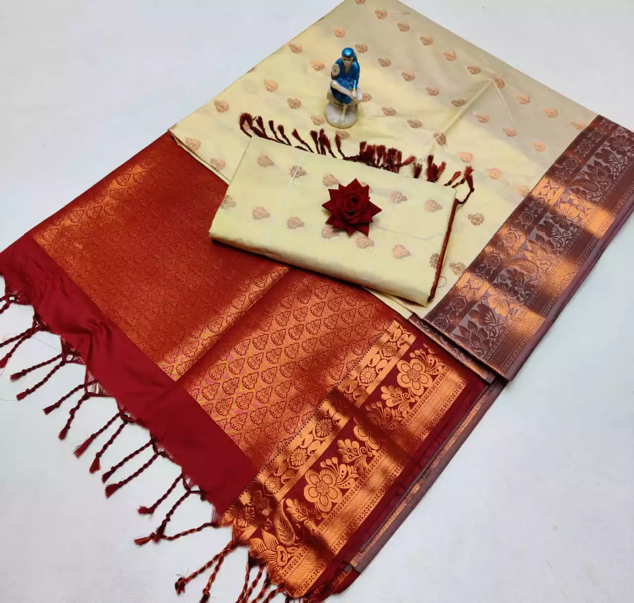 KANCHIPURAM  SOFT SILK SAREE